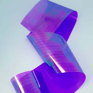 Nail Art: Holographic Glass Film - Purple