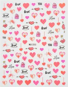 Nail Art: Valentine's Day Stickers #4