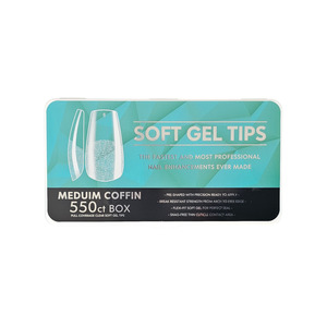 Tools 1: Soft Gel Tips - Medium Coffin
