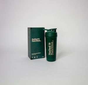 Nailed It Nutrition Green Stainless Steel Shaker Bottle