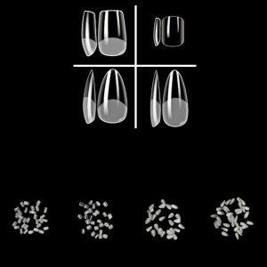 Soft Gel Tip – Extra Short Square - Refill (20 Pack)