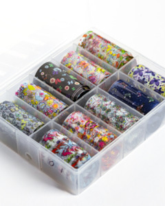 Nail Art Brushes And: NFS Transfer Foils