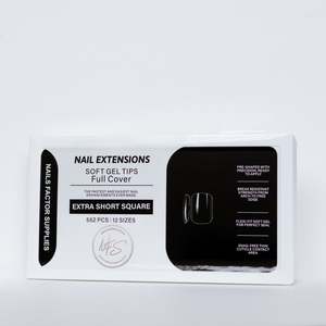 NFS Soft Gel Nail Tips – Full Cover - Extra Short Square - AUD