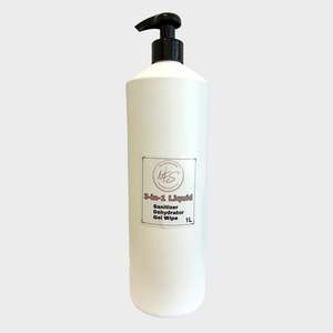 3-in-1 Liquid Dehydrator Gel Wipe and Sanitizer - 1000ml