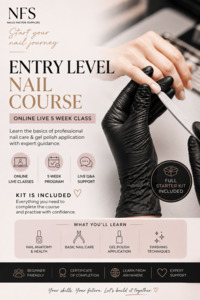 Entry Level Nail Course Online