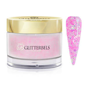 Glitterbels Acrylic Powder 28g - Barbie's Heart