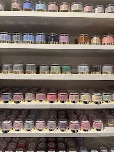 69 coloured acrylic powders