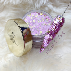 Glitterbels Premixed Glitters: Glitterbels Acrylic Powder 28g -  Charli so pink