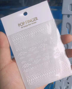 Snake stickers white