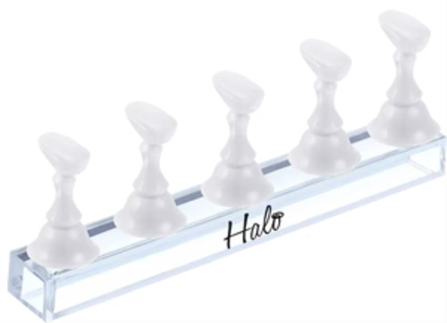 Halo Nail Practice Stand - White