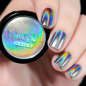 Nail Art: Whats Up Nails - Chrome Powder - Holographic