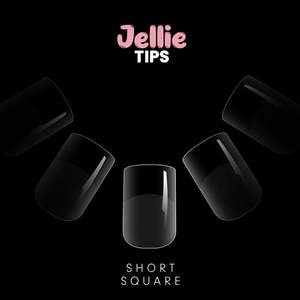 Nail Tips: Halo Jellie Nail Tips - Short Square