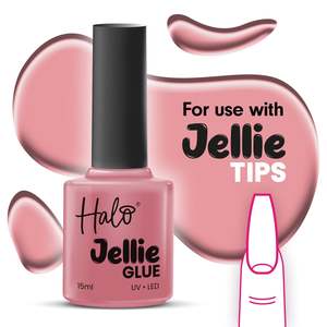 Nail Tips: Halo Jellie Brush On Glue UV/LED 15ml