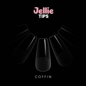 Nail Tips: Halo Jellie Nail Tips - Coffin