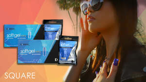 Nail Tips: Kupa EnrichRX Soft Gel Tips 550 - Square