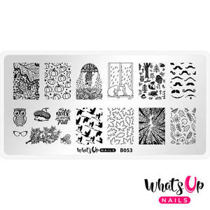 Whats Up Nails - Stamping Plate - That's Pretty Autumn!