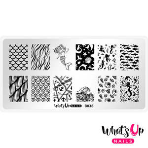 Whats Up Nails - Stamping Plate - Lost at Sea