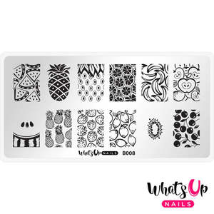 Whats Up Nails - Stamping Plate - Summer Seeds