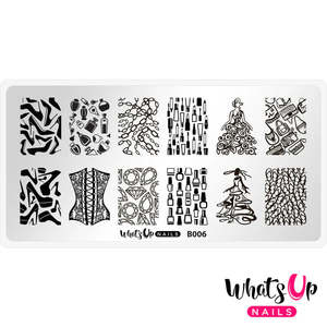 Whats Up Nails - Stamping Plate - A  Lá Mode