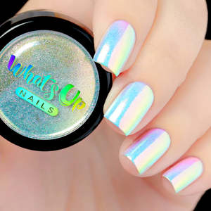 Wun Opal Chrome Stickers: Whats Up Nails - Chrome Powder - Aurora