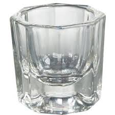 Nailx Accessories: Glass Dappen Dish Clear