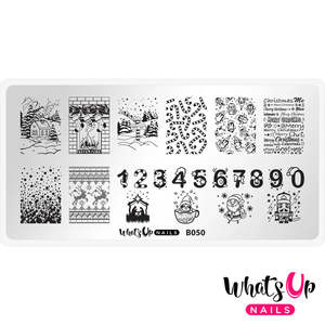 Whats Up Nails - Stamping Plate - Count on Me