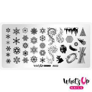 Whats Up Nails - Stamping Plate - Back to Flurality
