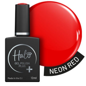 Reds And Oranges: Halo Gel Polish Plus - Neon Red