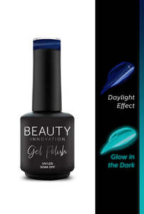 Gel Polish Collection Get Lit Glow In Dark: BI Gel Polish - Get Lit Glow in Dark - #41 Blue