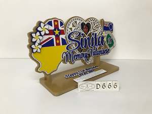 D666 Niuean Cook Island 21st Key