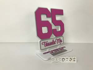 Special Offer: D732 65th Birthday Plaque