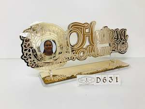 D631 Golden Acrylic 21st Key