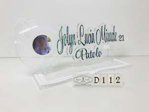 Acrylic Birthday Keys: D112 Samoan Acrylic Key