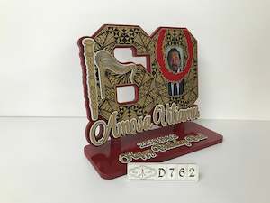 Birthday Plaques: D762 Samoan 60th Plaque