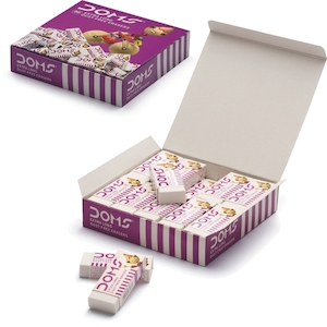 3435 - DOMS EXTRA LONG DUST FREE ERASER 20 PCS - Naman Limited