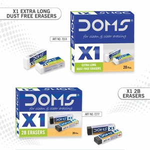 Products: 7277 - DOMS X1 SERIES: 2B ERASERS 20 PCS PACK - Naman Limited