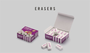 Products: 3422 - DOMS 20 WHITE ERASERS - Naman Limited