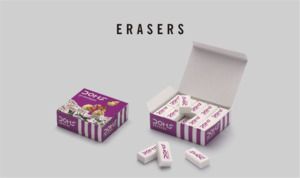 Products: 3422 - DOMS 20 WHITE ERASERS - Naman Limited