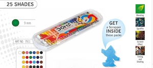 7911 - DOMS OIL PASTELS 25 SHADES - Naman Limited