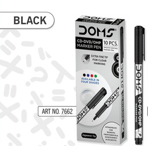 Products: 7662 - DOMS CD-DVD/OHP MARKER PEN - BLACK - Naman Limited
