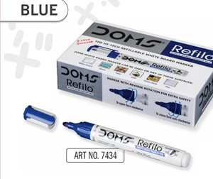 Products: 7434 - DOMS REFILO WHITE BOARD MARKER - BLUE - Naman Limited