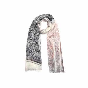 Best Sellers: Moroccan Arch Architectural Scarf – Modal Silk Designer Wrap | Intricate Mosaic Tree of Life Window Print