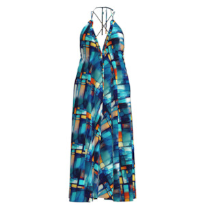Abstract Knotted Beach Dress.