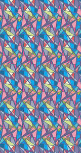 Kaftan Tunic: Abstract Silk Long Kaftan