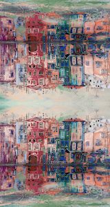 Architectural Viscose Crepe Kaftan