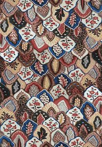 Viscose Crep Cape: Italian Print Viscose Crepe Kaftan Cape