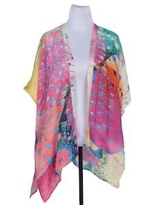Viscose Crep Cape: Japanese Viscose Crepe Kaftan Cape