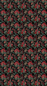 Floral Merino Wool Travel Cape