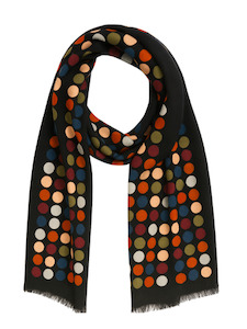 Geometric: Wild Protea Meadow Scarf – Merino Wool Silk | Australian Native Floral Print Designer Wrap