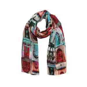 Architectural Modal Silk Designer Scarf